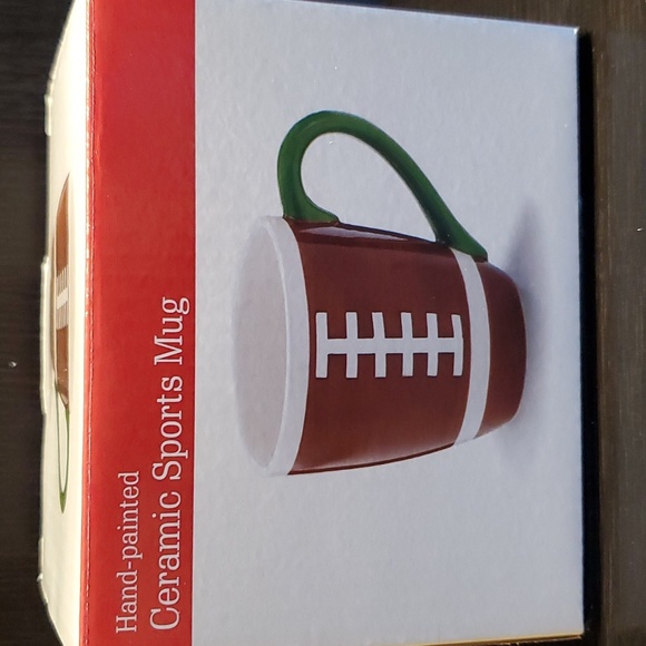 Hand Painted Ceramic Football Mug - Picture 6 of 6